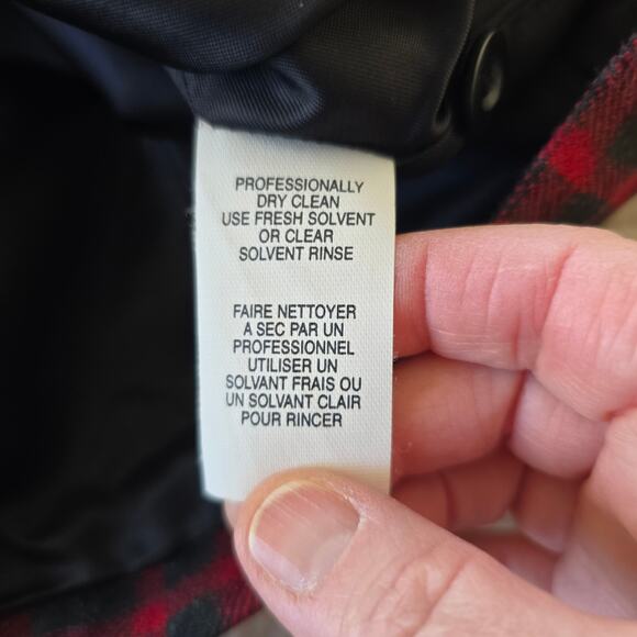 Eddie Bauer Vest Women's MP Red Charcoal Wool Plaid Academia Preppy Classic - Picture 5 of 7